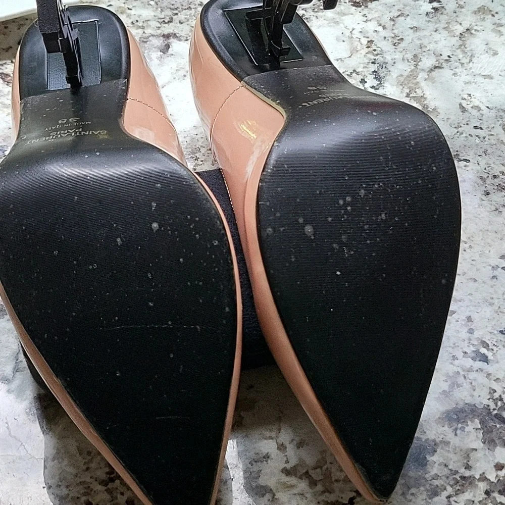 YSL Opyum Point-toe Patton Leather Heels - Picture 5 of 5